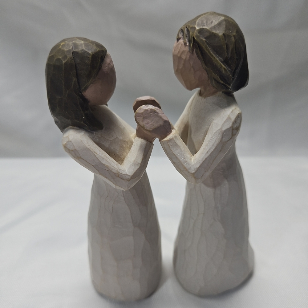 Demdaco Willow Tree Sisters By Heart Figurine 2000 Susan Lordi - Picture 2 of 4